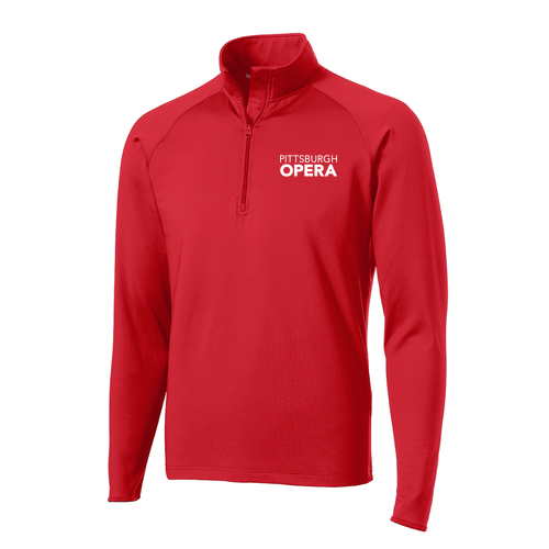 Sport Tek Sport Wick Stretch Half Zip Pullover -- True Red