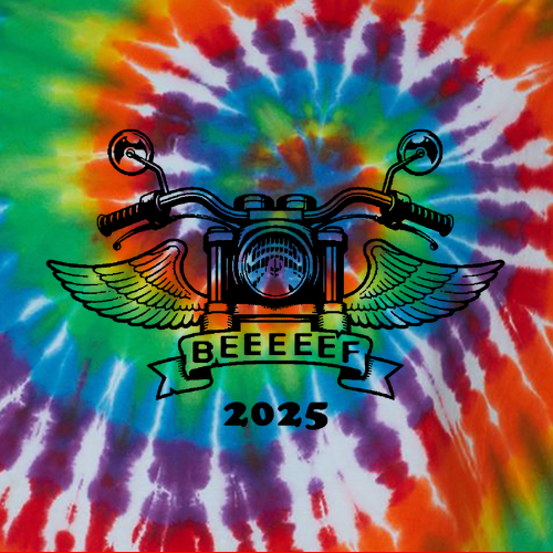 Tie-Dyed Multi-Color Spiral Short Sleeve T-shirt -- Michelangelo