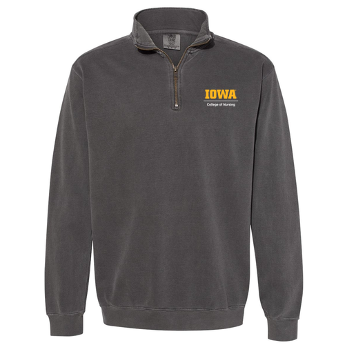 Comfort Colors Adult Quarter Zip Sweatshirt -- Pepper