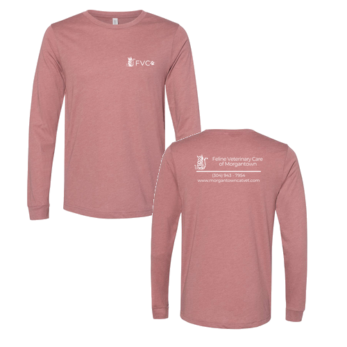 Bella+Canvas Unisex Heather Cvc Long Sleeve Tee- Heathers -- Heather Mauve