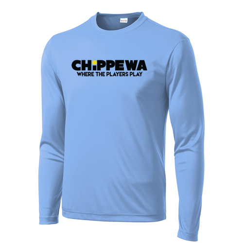 Sport Tek Long Sleeve Wicking Competitor -- Carolina Blue