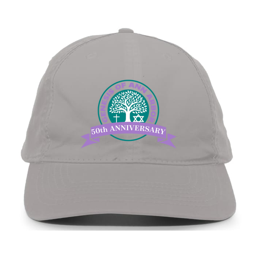 Mens/Unisex Pacific Headwear Vintage Adjustable Hat -- Silver