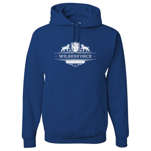 Wilberforce Jerzees 50/50 Nublend Fleece Hoodie -- Royal