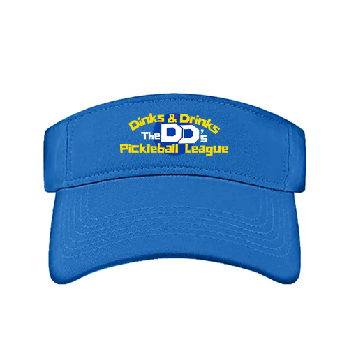 Big Accessories Cotton Twill Visor -- Royal