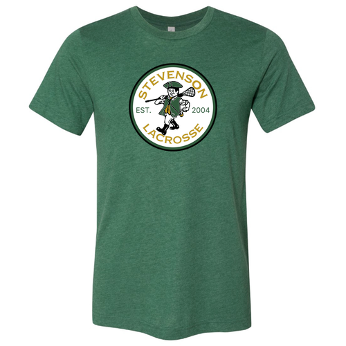 Retro Patriot Short Sleeve -- Heather Grass Green