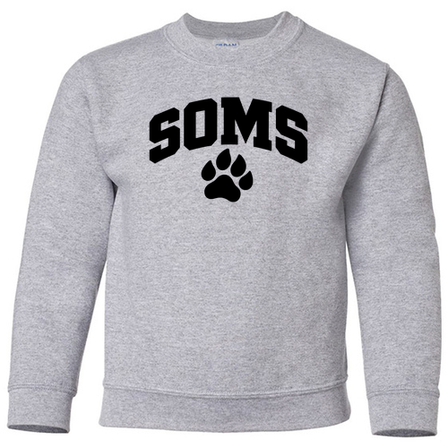 Youth Sport Grey Crewneck Sweatshirt