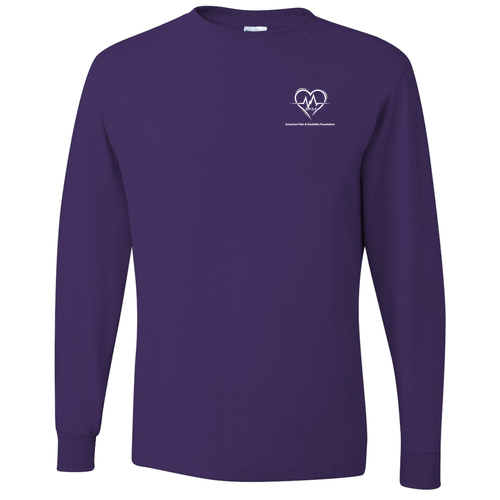 Jerzees Dri-Power Active Adult Longsleeve Tee -- Deep Purple