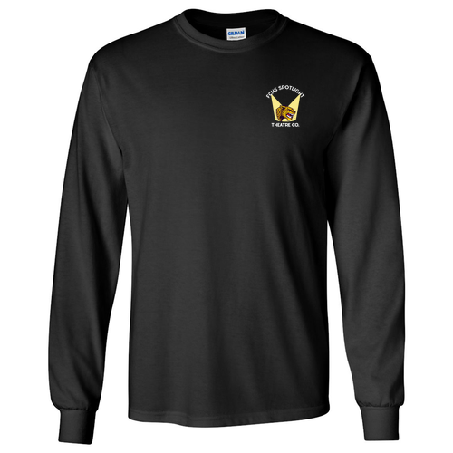 Gildan Ultra Cotton Longsleeve Basic T-Shirt -- Black