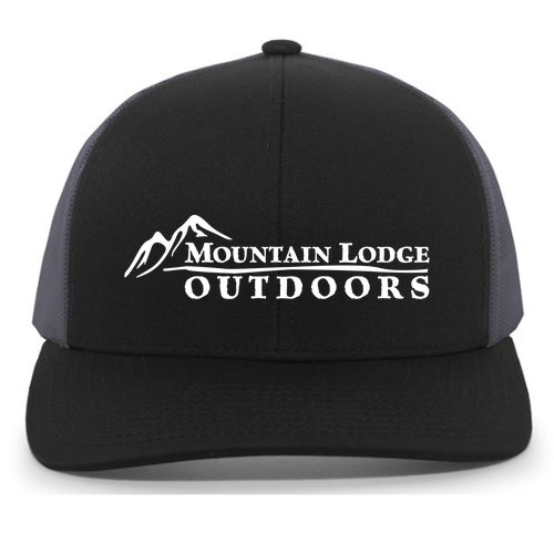 Pacific Headwear Trucker Mesh Hat -- Black / Graphite / Black