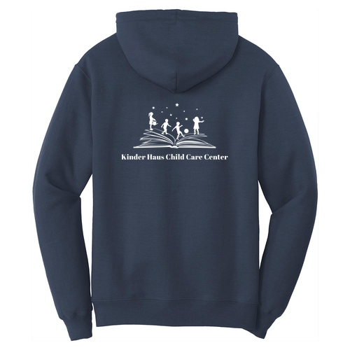 Port and Company Core Fleece Pullover Hooded Sweatshirt Navy