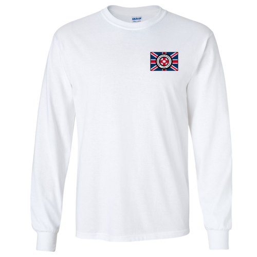 Gildan Ultra Cotton Longsleeve Basic T-Shirt -- White