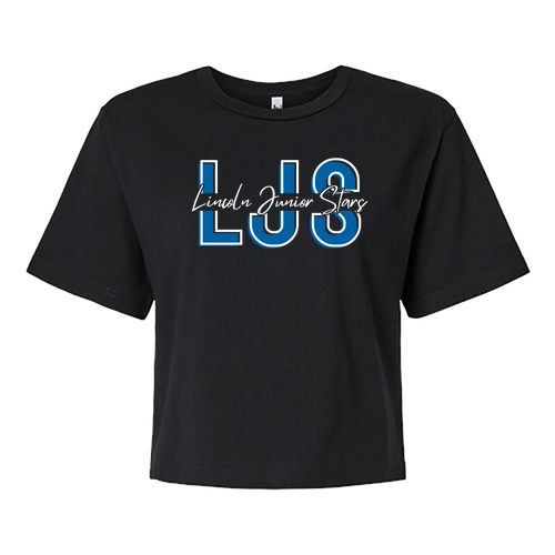 Ladies' Boxy LJS Tee -- Black