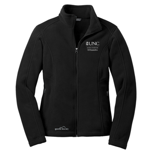 Eddie Bauer Ladies Full Zip Fleece Jacket -- Black
