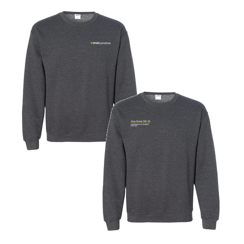 Gildan Heavy Blend Crew Neck Sweatshirt -- Dark Heather