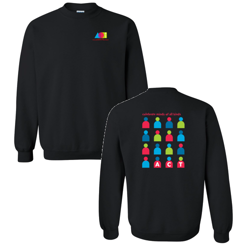 Gildan Heavy Blend Crew Neck Sweatshirt -- Black