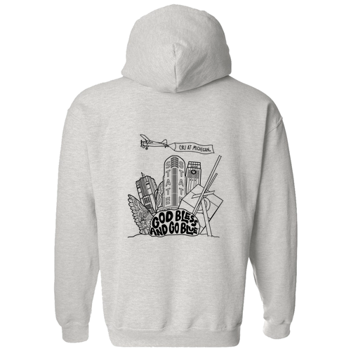 Gildan Heavy Blend Hooded Sweatshirt -- Ash