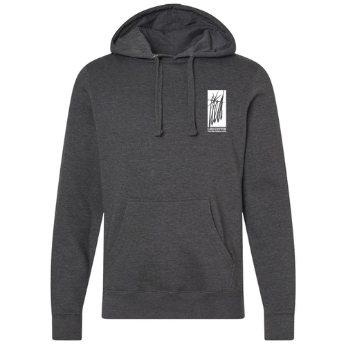 J America BTB Fleece Full Zip Hood -- Charcoal Heather