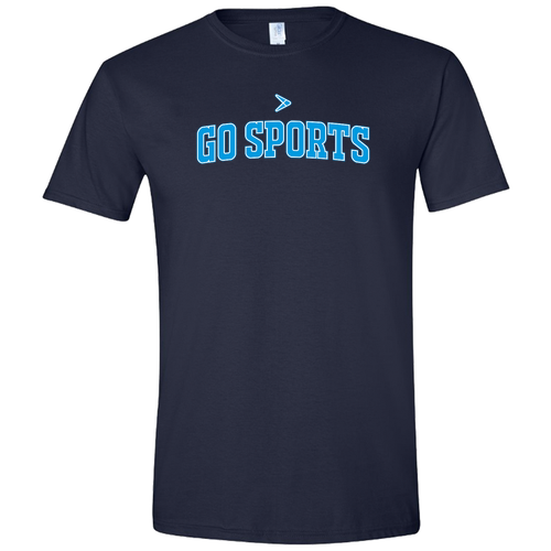 Go Sports T-Shirt Blue Print