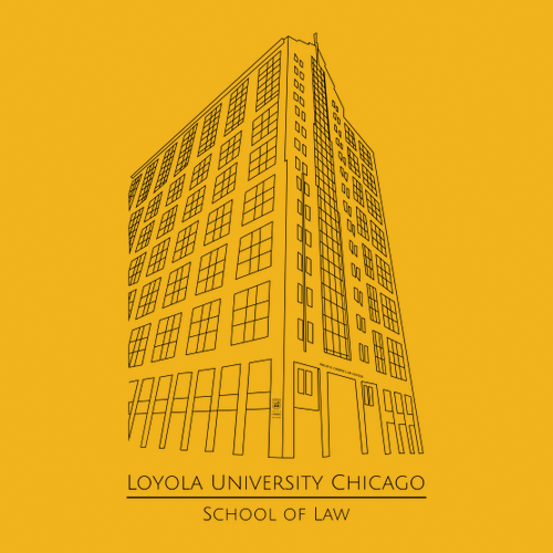 Corboy Law Center Basic T-Shirt -- Gold