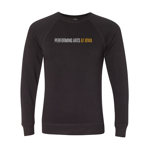 Independent Trading Unisex Special Blend Raglan Crewneck -- Black