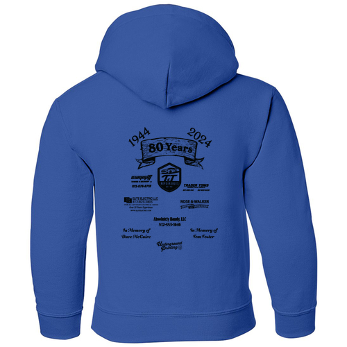 Gildan Heavy Blend Youth Hooded Sweatshirt -- Royal