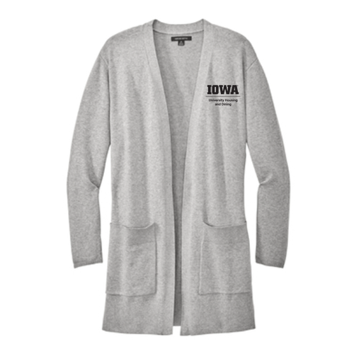Mercer+Mettle Women's Open Front Cardigan Sweater -- Gusty Grey Heather