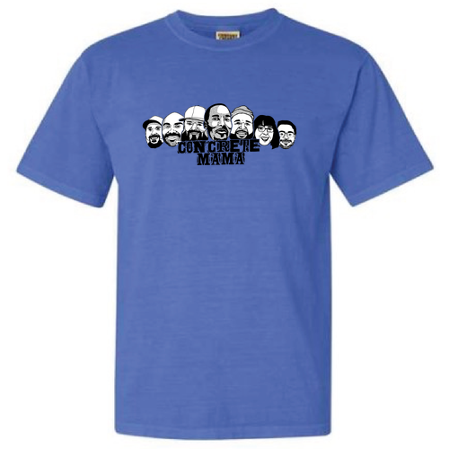 BW Faces Comfort Colors Unisex Garment-Dyed Heavyweight T-Shirt -- Mystic Blue