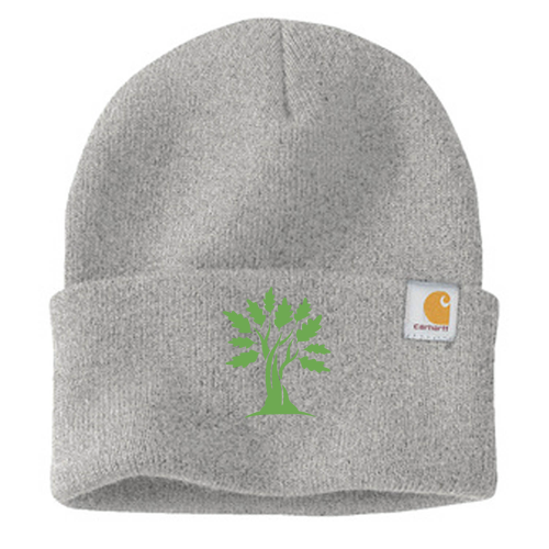 Carhartt Watch Hat 2.0 -- Heather Grey Embroidered
