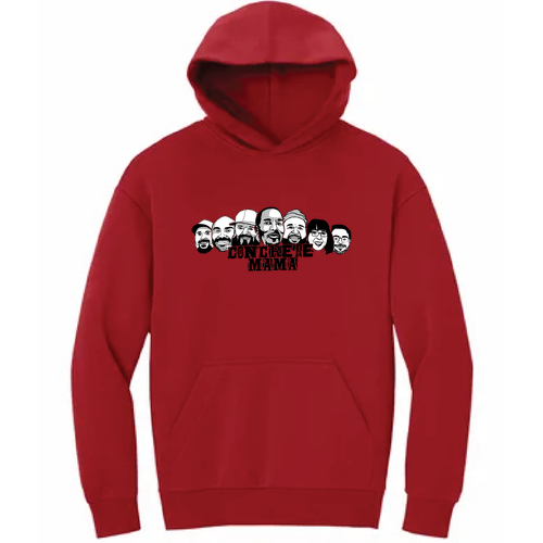 BW Faces District V.I.T. Heavyweight Fleece Hoodie -- Classic Red