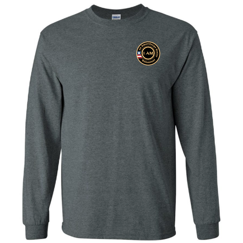 I Am Longsleeve -- Dark Heather