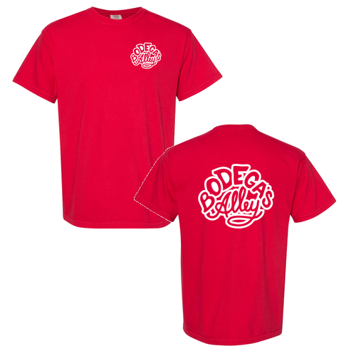 Bodega's Heavyweight Tee -- Red