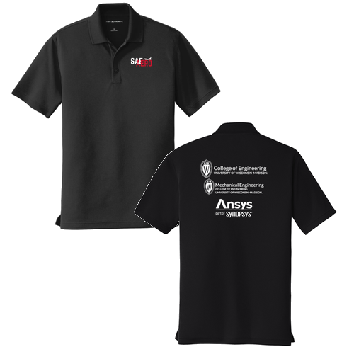 Port Authority Dry Zone Polo -- Deep Black