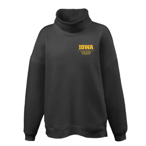 Pennant Womens Oversize Mockneck -- Black