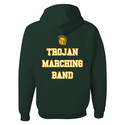 Jerzees 8 oz 50/50 Nublend Adult Hooded Sweatshirt -- Forest Green