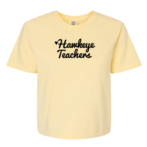 Comfort Color Lady's Heavyweight Boxy Tee -- Butter