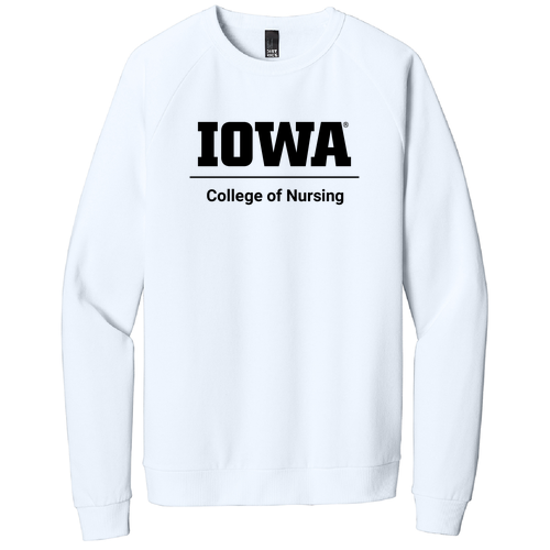 District Perfect Tri Fleece Crewneck Sweatshirt -- White