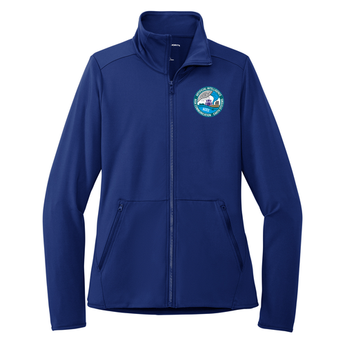Port Authority Ladies Accord Stretch Fleece Full-Zip -- Royal