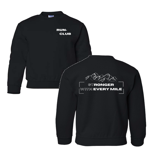 Gildan Heavy Blend Youth Crew Neck Sweatshirt -- Black