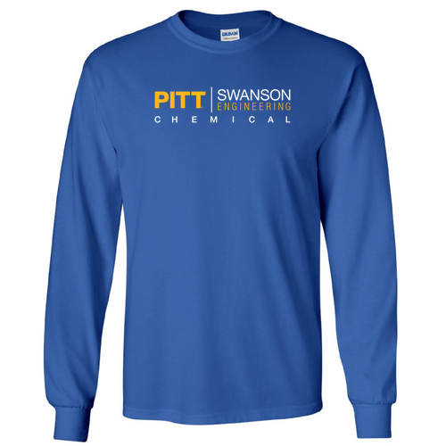 Gildan Ultra Cotton Longsleeve Basic T-Shirt -- Royal