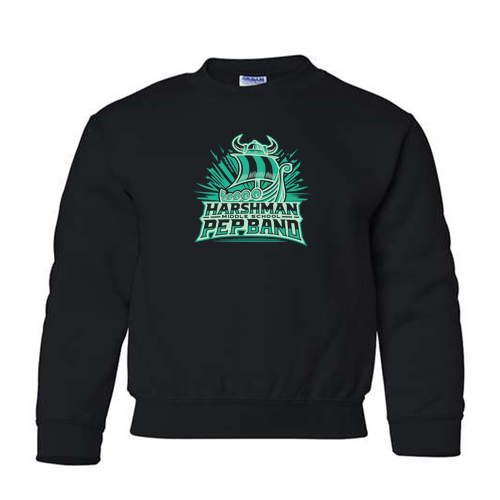 Gildan Heavy Blend Youth Crew Neck Sweatshirt -- Black