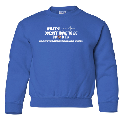 Gildan Heavy Blend Youth Crew Neck Sweatshirt -- Royal