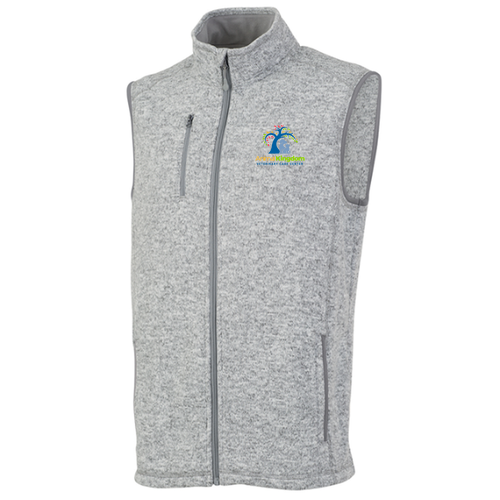 Charles River Mens Pacific Heathered Vest -- Light Grey Heather