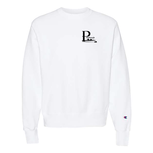 Champion Reverse Weave Crewneck Sweatshirt -- White