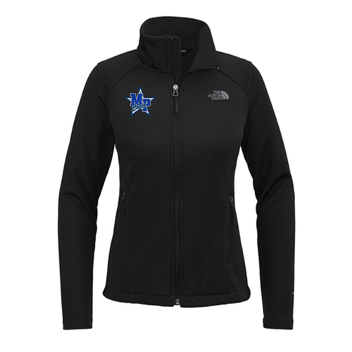 The North Face Ladies Chest Logo Ridgewall Soft Shell Jacket -- TNF Black