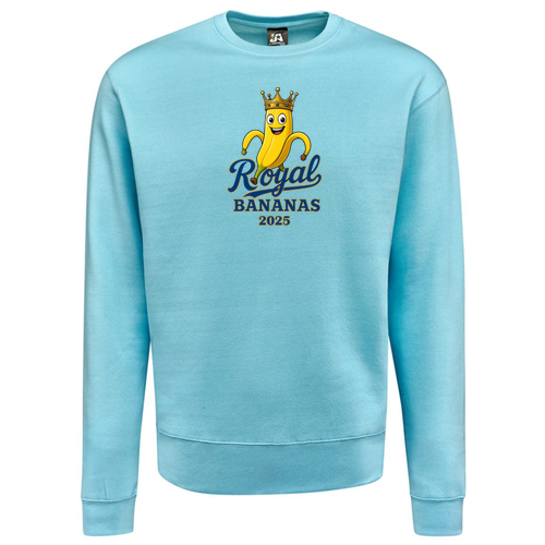 J. America BTB Fleece Crew -- Sky