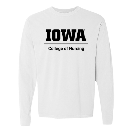 Comfort Colors Unisex Garment-Dyed Heavyweight Long Sleeve T-Shirt -- White