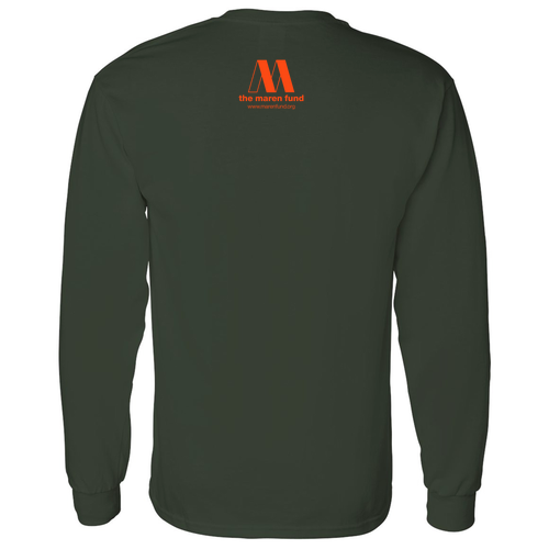 Gildan Heavy Cotton Longsleeve Basic T-Shirt -- Forest Green