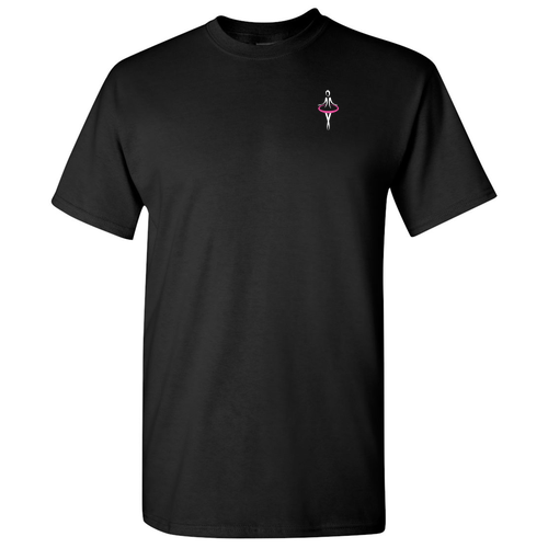 Mens/Unisex Gildan Heavy Cotton Basic T-Shirt -- Black