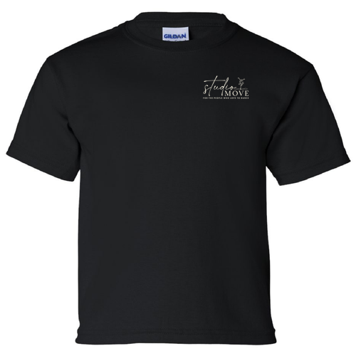 Gildan Ultra Cotton Youth Basic T-Shirt -- Black