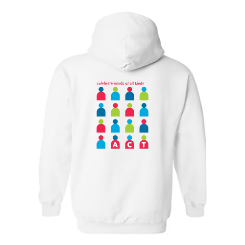 Gildan Heavy Blend Hooded Sweatshirt -- White
